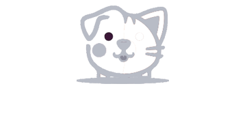 side swipe logo: cute puppy