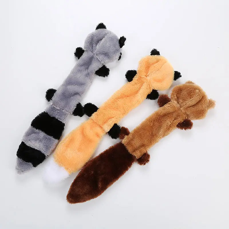 Plush squeaking pet dog toy for dogs and cats, 46x11.5cm.