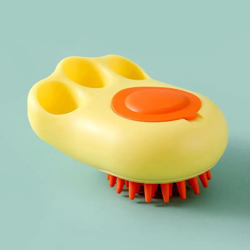 Cat Claw Bath Brush for pet grooming with ergonomic design.