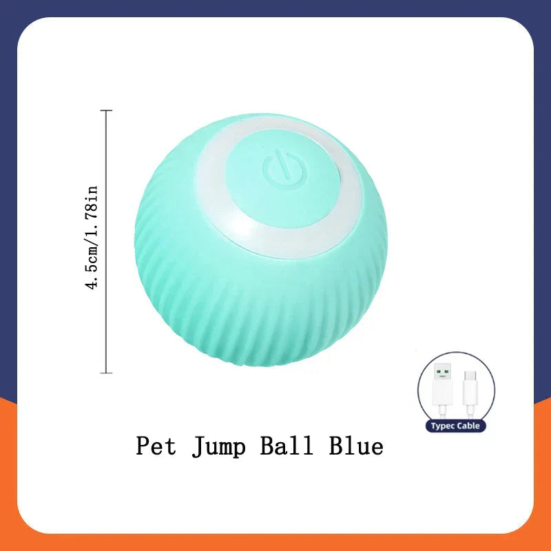 Smart dog toy ball, electronic interactive pet toy, USB charging, silica gel material.